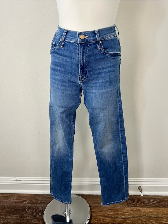 MOTHER Denim - MOTHER The Mid Rise Rider Ankle Jeans Lhasa Love Wash Size 24 Stretch